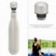 Garrafa térmica, capacidade de 500 ml. BPA grátis, aço inoxidável, antigote