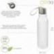 Garrafa de água, capacidade de 600 ml. BPA plástico livre, com alça, plugue de aço inoxidável.