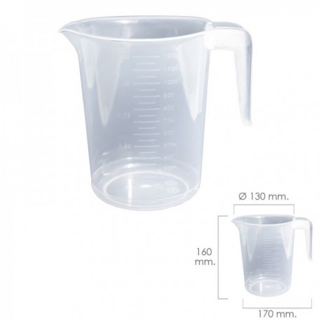 JUGO MEDIDOR DE PLÁSTICO Microondas de 1,2 litro