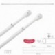 70/8 cm CI extensível barra manillo. Com suporte, sem primavera (2 peças)