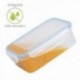 Recipiente Hermetico Plastico Rectangular 1.000 ml. 19x12.5x6.5 (Alt.) cm.