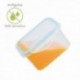 Recipiente Hermetico Plastico Cuadrado 170 ml. 8.5x8.5x5 (Alt.) cm.