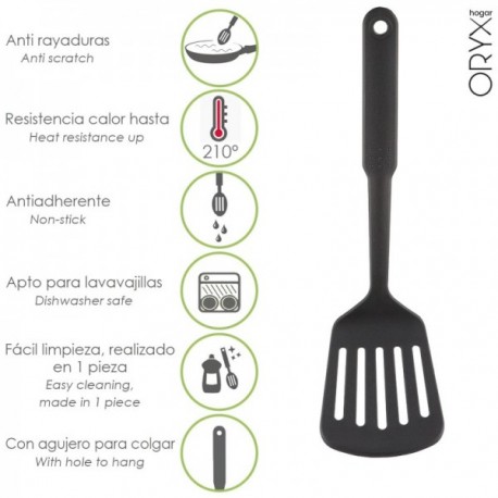 Spatula Startera Kitchen Nylon Basic 32,5 x 9 cm.