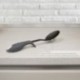 Cuchara Servir Cocina Nylon Con Mango Antigotas Engomado 32,5x6cm