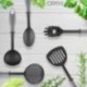 Clof serve cozinha de nylon com manga antigota pesada de 32,5x6cm
