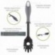 Nylon Spaghetti Server com Antigotas Mango Gummed 31,5 x 6 cm.