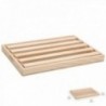 Tabla Corta Pan Madera Con Recoge Migas Oryx 32 x 22 cm.