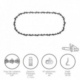 Chainsw 3/8 " / 0,043" 1,1 mm. / 44 Links / 90 px