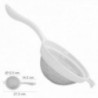 Colador Acero Inoxidable Ø 12,5 cm. Con Mango Plastico