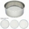 Harinero Tamizador Acero inoxidable Ø 20 cm. Con 3 Mallas Intercambiables