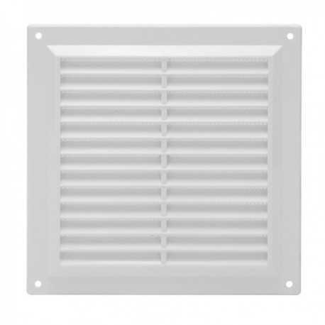 Rejilla Plastico Sobreponer Con Malla Posterior 20x20 cm.