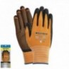 Luvas de nylon com palma em espuma e nitrilo touch 8 "pontos