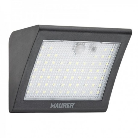 Aplique LED solar 250 luxos com sensor de movimento e Twilight IP65