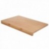 Corte a cozinha feita de madeira 100% Bambu com borda 46x30,5 cm. Corte, carne de peixe, legumes, frutas, alimentos