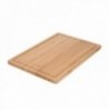 Corte a cozinha feita de madeira 100% Bambu com slot 32x25,5 cm. Corte, carne de peixe, legumes, frutas, alimentos