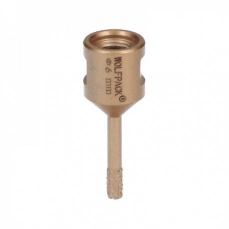 Corona Diamante Para Amoladora Ø 6 mm. Conexión Rosca M14. Corte Seco Corona Diamante Para Amoladora Ø 6 mm. Conexión Rosca M14. Corte Seco