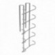 Colgador Tazas, Soporte Cocina Bajo Mueble, Acero Cuelgatazas para 10 tazas
