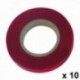 11 x 0,15 mm fita atadora. x 26 metros de vermelho (pacote 10 rolos)