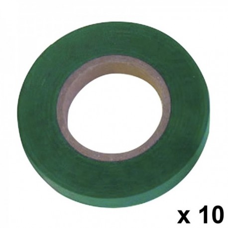 11 x 0,15 mm fita atadora. x 26 metros verde (pacote 10 rolos)