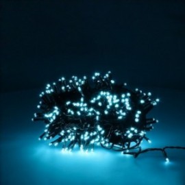 Luzes de Natal de Guirnalda 300 LEDs cor azul gelo. IP44 Interior e luz de Natal ao ar livre