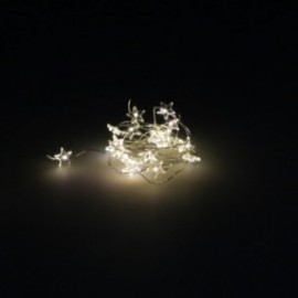 Luzes de Natal de Guirnalda 20 LEDS cor branca.