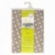 Mantel Hule Rectangular Topos Beige Impermeable Antimanchas PVC 140x250 cm. Recortable Uso Interior y Exterior