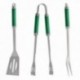 Set Complementos Para Barbacoa 3 Piezas. (Espatula, Pinzas y Tenedor) 34,5 cm.
