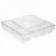 Organizador de Plastico Para Cajones "System Nº1" 23x23x5 cm.