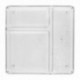 Organizador de Plastico Para Cajones "System Nº1" 23x23x5 cm.