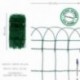 Altura de residência plastificada de malha electro -soldada 90 cm. Role 25 metros