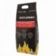 Bag de Carbono para Barboccoas 15,5 litros carbono durável e peças grandes, peças grandes,