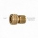 Conector Manguera Laton 3/4" Hembra, Adaptador Grifo, Conector Grifo A Conector Rapido