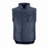 Colete multibolsillos azul xl, colete de poliéster com 3 esteriores e um interior, colete de trabalho, colete de trabalho