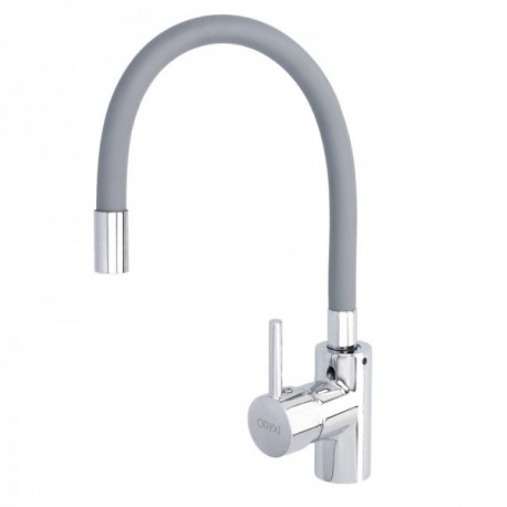 Monomando TAP Flexível Compartilhe High Caño, Flogue de cozinha flexível High. Cartucho de cerâmica Ø 35 mm.