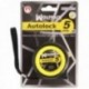 Flexômetro do sistema de automóveis com comprimento automático de freio de 5 metros de largura 25 mm. Magnético. Fita métrica d