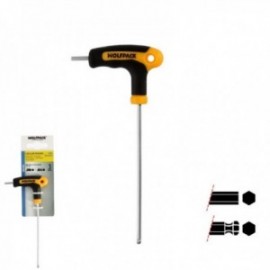 Allen Key com bola de manga bimaterial "toque suave" forma t 3,0 mm. Aço de Vanadio Chrome, Chave de fenda Allen, chave hexagon