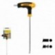 Allen Key com bola de manga bimaterial "Soft Touch" forma t 8,0 mm. Aço de Vanadio Chrome, Chave de fenda Allen, chave hexagona