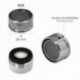 Atomizador Grifos / Monomando M28 (2 piezas) Filtro Aireador Grifo, Economizador de Agua, Difusor Grifo, Aireador Economizador