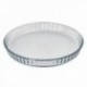 Molde Rizado Horno Cristal Borosilicato Ø 28 cm. Ideal Postres, Cocina, Resposteria, Tartas, Quiche, Libre BPA