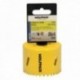 Corona Sierra Bimetal Ø 64 mm. Templado Termico, Base Reforzada. Corona Madera, Broca Agujeros Madera, Acero, Hierro, Plasticos