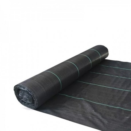 Malha antihierbas (rolo de 1.55x100 metros) Anti ervas daninhas, jardim de malha geotêxtil, tecido de jardim anti -herbs
