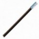 Pincel de pvc burlet marrom com 1 metro