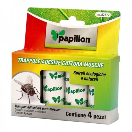 Armadilha de moscas (4 unidades) Catching, tiras cativantes, moscas atraindo tiras, fio de fio / cola de insetos