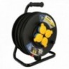 Proteção industrial extensível de 50 metros IP44 com tapas, extensível elétrico, rullacable, alarrage, cabo extensível