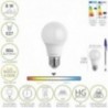 Bulbo LED padrão E27. 8 watt. Equivalente a 65 watts. 806 Lums. Luz neutra (4000º K.)