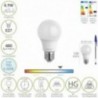 Bulbo LED padrão E27. 4,9 watt. Equivalente a 40 watts. 480 lúmens. Cold Luz (6500º K.)