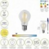 LED STANDARD ROSCA E27. 10 watt. É equivalente a 80 watts. 1521 lúmens. Luz quente 2700º K.