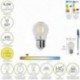 Bombilla Led Filamento Esfera Rosca E27. 4,5 Watt. Equivale A 35 Watt. 470 Lumenes. Luz Calida 2700º K.