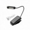 Tabela LED lanterna 1 watt. 30 luxos. Com clipe recarregável USB com 3 tons de luz e 3 níveis de luminosidade