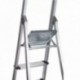 Escalera Doméstica Aluminio Profesional 5 Peldaños 12 cm Grosor.